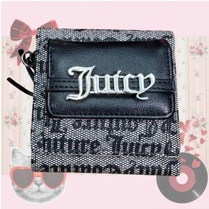 Juicy Couture Monochrome Logo Wallet